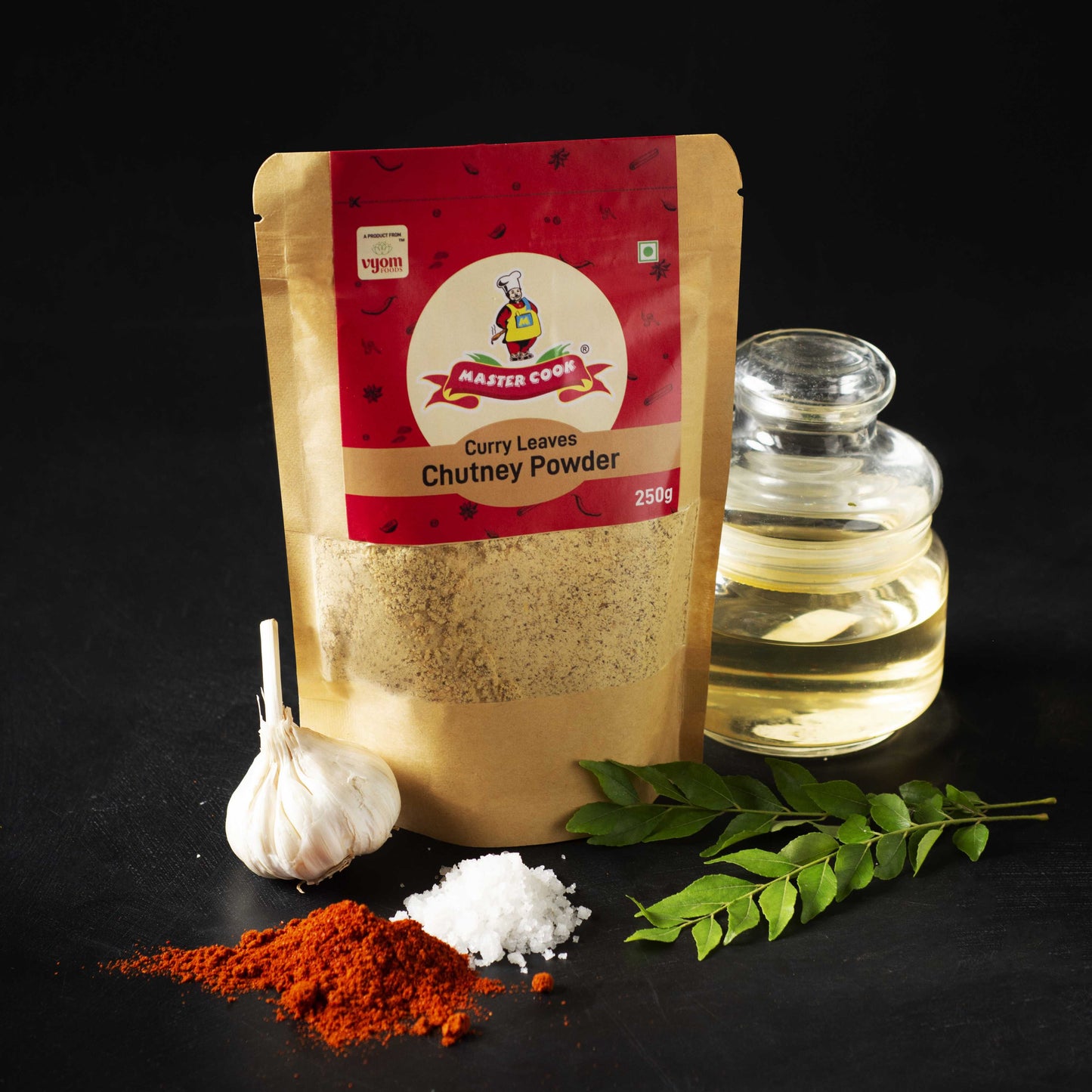 Curry Leaves Chutney Powder - 250 grams